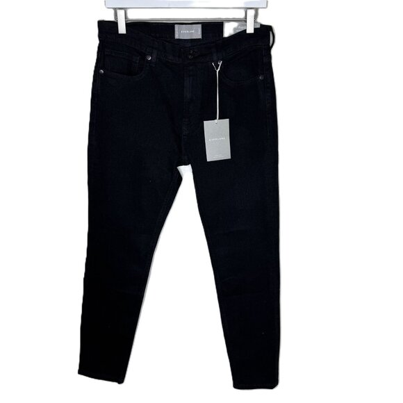 NWT Everlane Mid-Rise Skinny Black Jeans, Size 30R - Picture 1 of 8